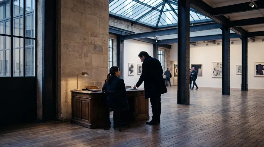 Fundación Louis Vuitton, galería en París